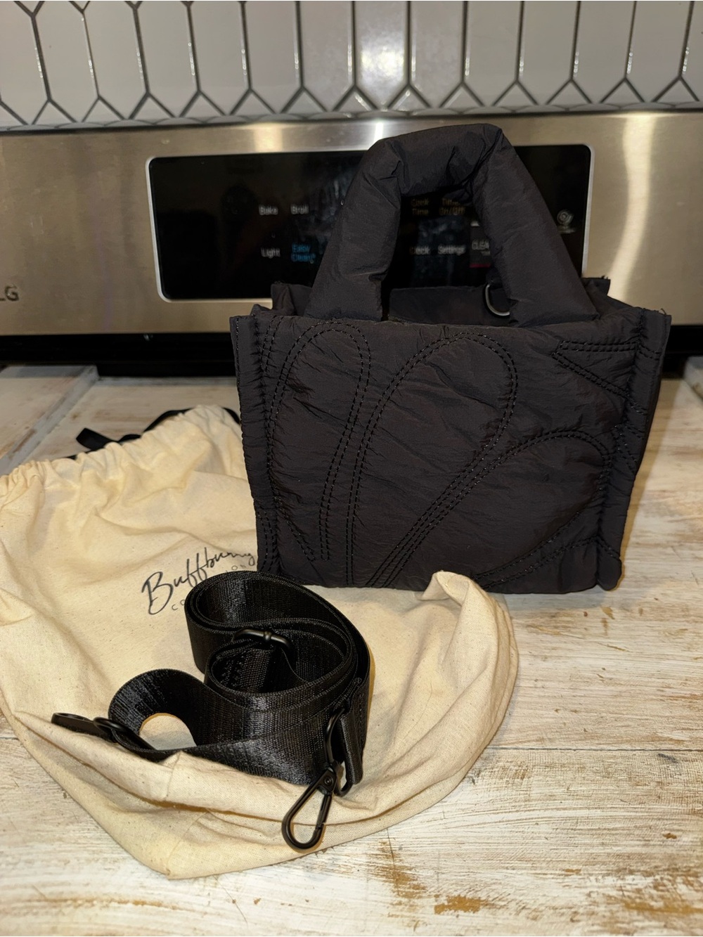 BUFFBUNNY mini pillow tote